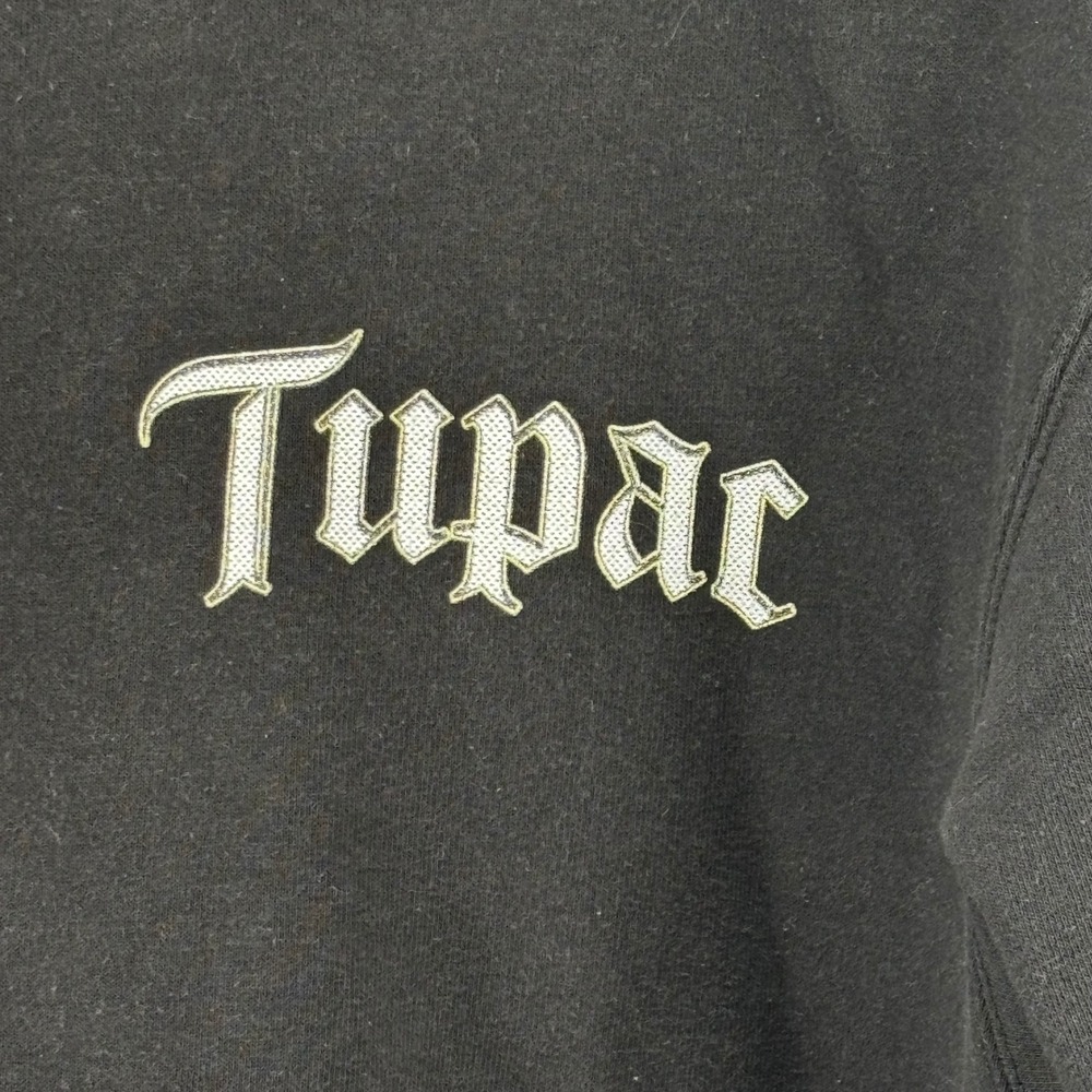 2Pac Me Against The World 1995 Album Graphic Hoodie Black Mens Small 31782119 - Picture 3 of 8